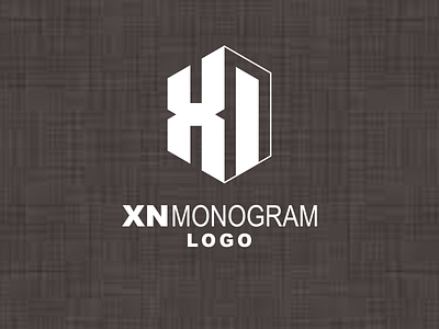XN monogram logo branding design flat graphic design icon identity illustration illustrator lettering logo vector
