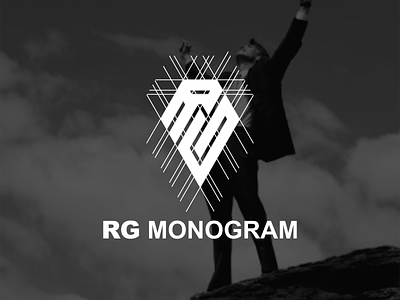 RG monogram logo branding design flat graphic design icon identity illustration illustrator logo vector