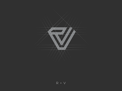 RV logo design animation branding design flat graphic design icon identity illustration illustrator lettering logo typography vector