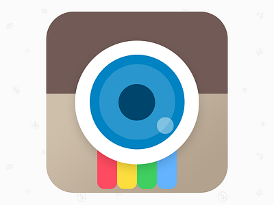 Another Instagram Icon.. flat icon instagram new