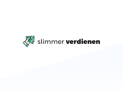 SlimmerVerdienen.nl logo flat logo money outline