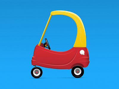 Cozy Coupe car illustration vector vehicle