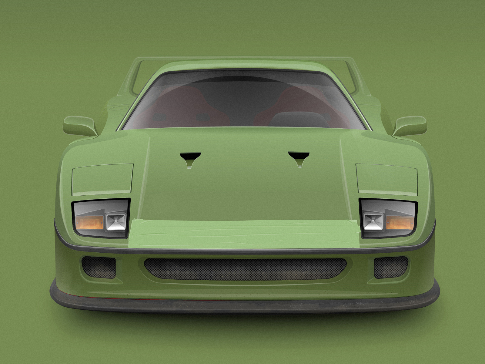 ferrari f40 green