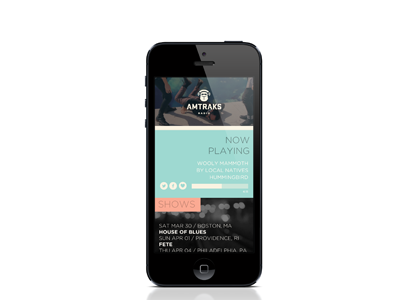 Radio App Concept apps design iphone iphone5 music radio ui