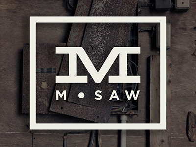 M.SAW branding logo logo marks typography