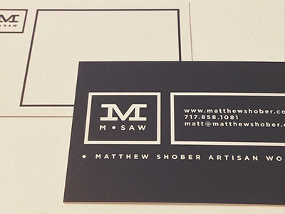 M.Saw Business Cards
