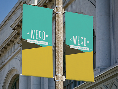 WECO Banner Mockup branding color identity logo typography