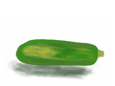 floating Cucumber illustration