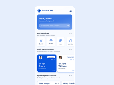 Medical Appointment App app medical medical medical app medical appointment medical appointment app mobile phone app ui uiux