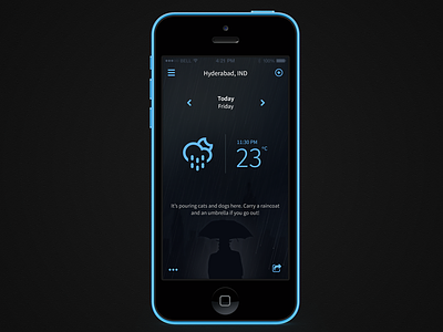 Weather App app ios mobile weather
