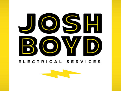 Josh Boyd Electrical bolt jed taylor lightning neon yellow