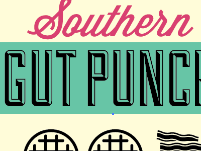 Bacon Southern Gut Punch in progress