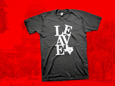 LEAVE Austin - (unofficial) SXSW shirt funzo jokes lance mcilhany spoofs sxsw