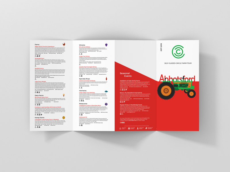 circle farm tour brochure by satinder dhillon dribbble dribbble tour brochure design