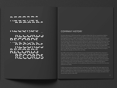 Annual Report Record Company communication design layout layout design layoutdesign print print layout type art typogaphy