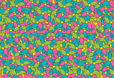 Sour Power Pattern adobe illustrator illustration pattern psychedelia psychedelic vector vector art