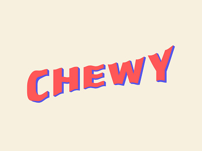 Chewy adobe illustrator brand identity branding design gamer icon illustration logo logo a day streaming twitch vector vector art wordmark