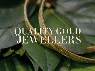 Quality Gold Jewellers Logo art direction brand identity branding icon logo logo design logodesign logotype typographic typography wordmark
