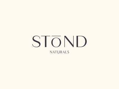 STŌND Naturals art director brand identity branding cannabis cbd cosmetic hemp logo logo design logo mark logotype natural typeface typeography wellness wordmark