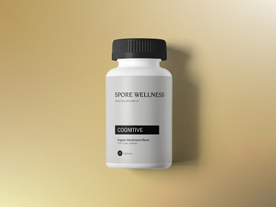 Spore Wellness health labeldesign logodesign magic mushroom medicine mushrooms packaging packagingdesign spore wellness