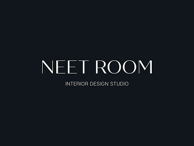 NEET ROOM brand identity design interior design logo logodesign logotype logotypedesign typeart typeface typography