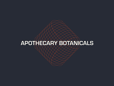 Apothecary Botanicals brand identity cannabis cbd design industrial industrial design logo logo design logotype technology thc typography wellness