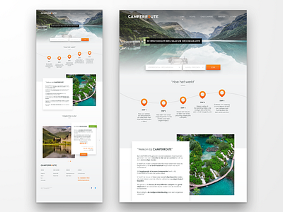 CAMPERROUTE website design web