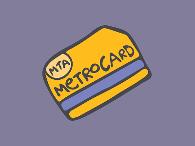 Metrocard @dinofeed city dino feed dinofeed illustration metro card metrocard new york new york city postcard subway transit