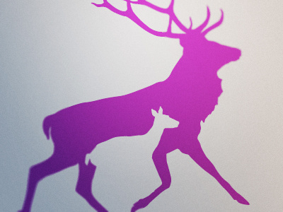 Fathers Network Scotland deer father idea identity logo scotland