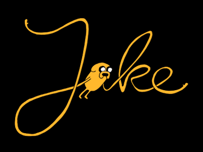 Jake adventure time jake typography