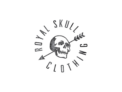 Royal Skull arrow badge font free freebie logo royal skull tattoo type typeface western