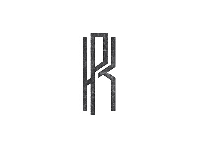 KP monogram badge brand branding geometry letters logo logo design logotype monogram texture