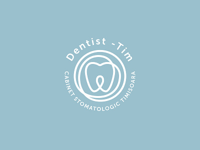 Dentist-Tim brand dental dentist doctor drawing floss implant logo sketch tooth toothbrush toothpaste