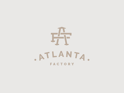 AF monogram brand geometry letters logo monogram texture