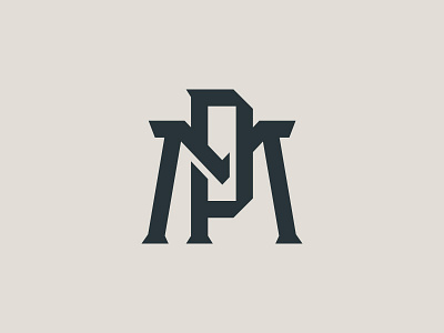 PM - monogram for fashion brand  P logo design, Logotype design