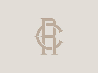 RC monogram badge brand branding design geometry letters logo logotype monogram texture