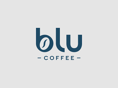 Blu Coffee artisan badge brand branding coffee design font geometry icon letters logo logo design logotype monogram roaster roastery shop texture typeface typography