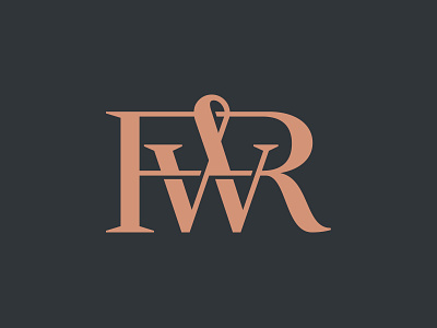 RW monogram branding carpenter design letters logo design logotype monogram typography wood woodwork