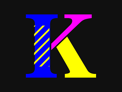 K 36daysoftype illustration k ko type typo typography vector