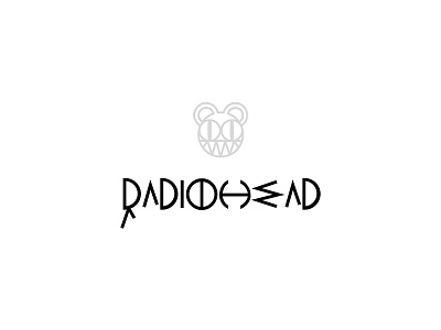 Radiohead Type fanart geometric logo music radiohead type typo typography