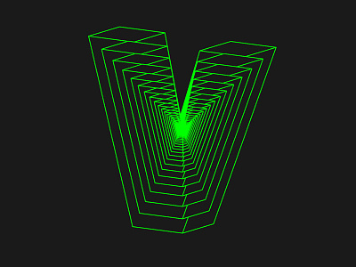Vortex dimension letter type typedesign typo typography v vortex vórtice
