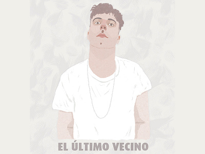 El Último Vecino cartel cdcover digital fanart graphicdesign illustration musician photoshop poster