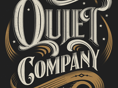 Quiet Company t-shirt austin kentucky lettering louisville merch music quiet company screen print shirt t shirt texas type