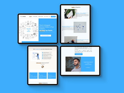 Website Redesign-Concept blue figma mobile apps responsive design ui design ux design website design website redesign