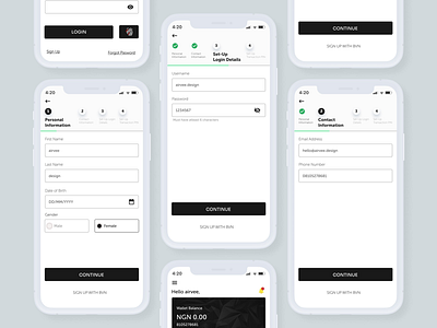 Mobile forms mobile ui