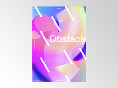 Daily Poster Day 62 3d design gradient illustration poster poster challenge vector