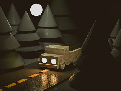 Forest 3D Illustration 3d cinema4d design george illustraion mikiashvili nft render