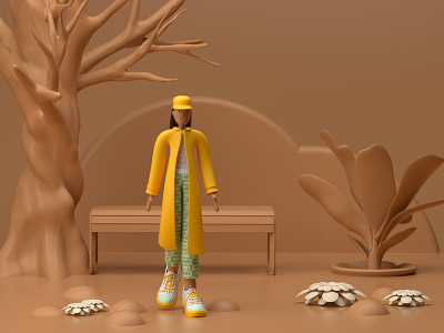 3D Character Illustration 3d character cinema4d design george illustration mikiashvili nft render