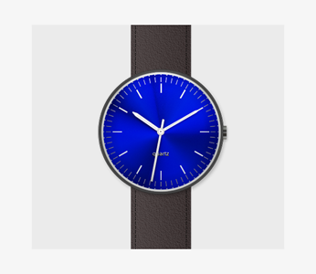 Blue Quartz Watch fireworks