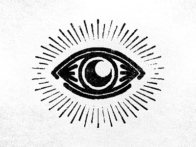 Crusty Eye eye illustration vintage